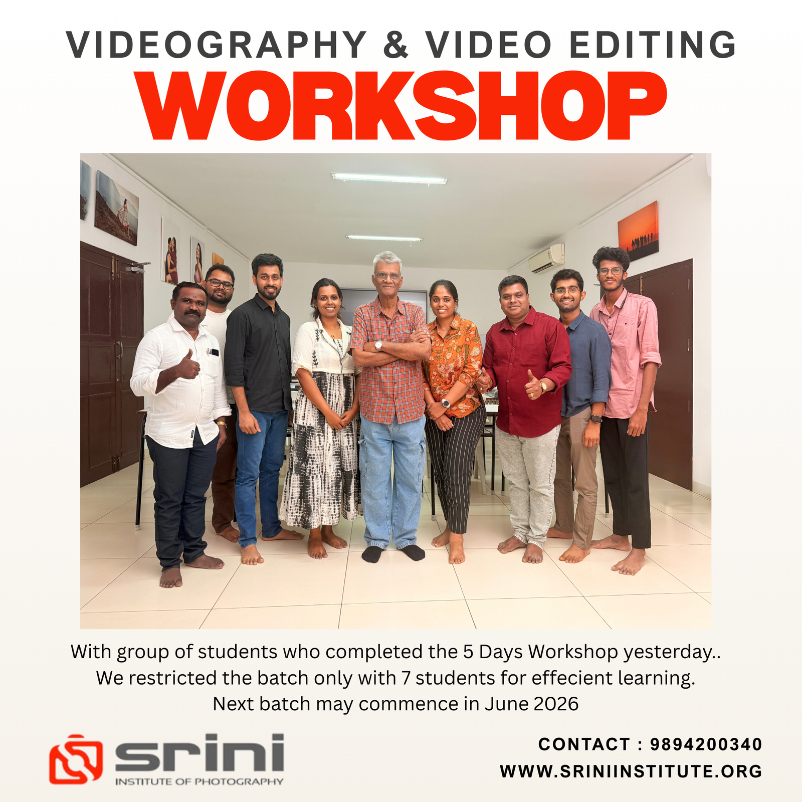 participants-videography-video-ediitng-workshop-srini-institute
